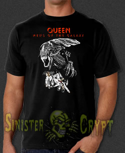 Queen Aliens News of the Galaxy t-shirt