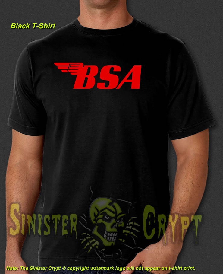 BSA Motorcycles Black t-shirt