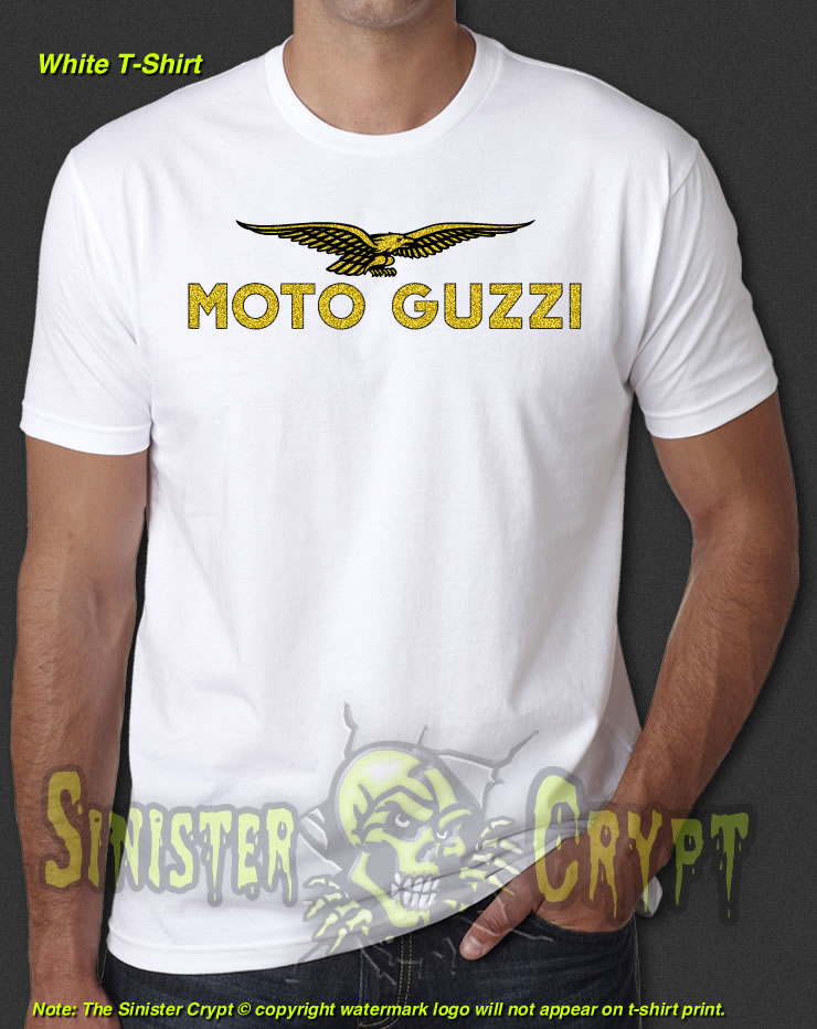 Moto Guzzi Motorcycle White t-shirt