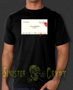 American Psycho Patrick Bateman Business Card t-shirt S-6XL