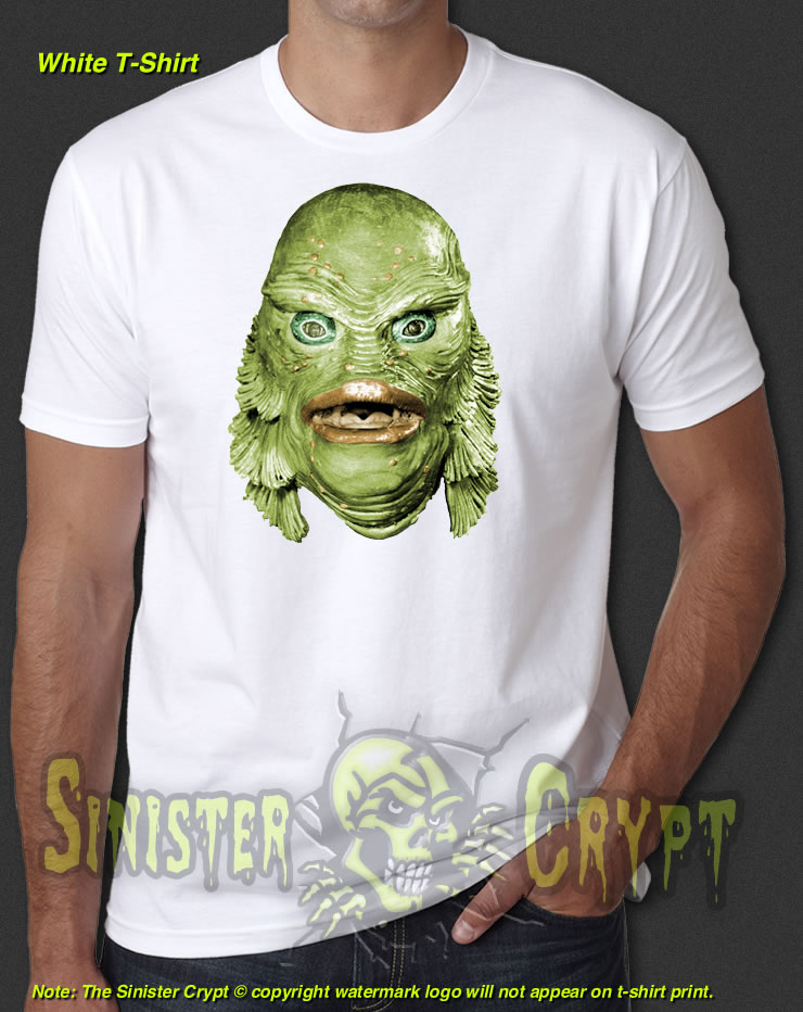 Creature from the Black Lagoon White t-shirt