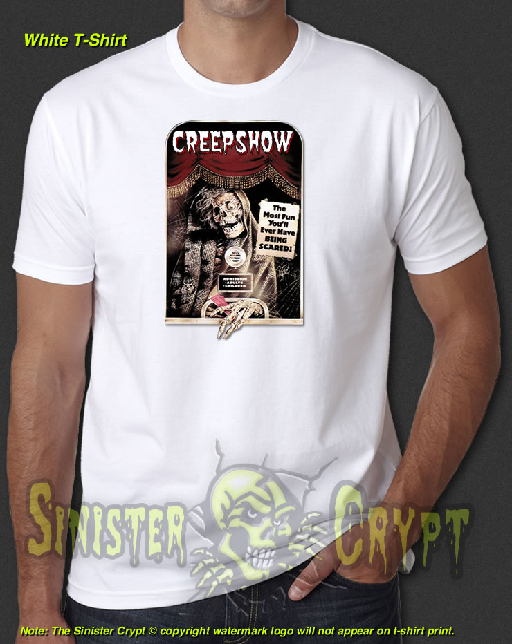 Creepshow Ticket Taker White t-shirt