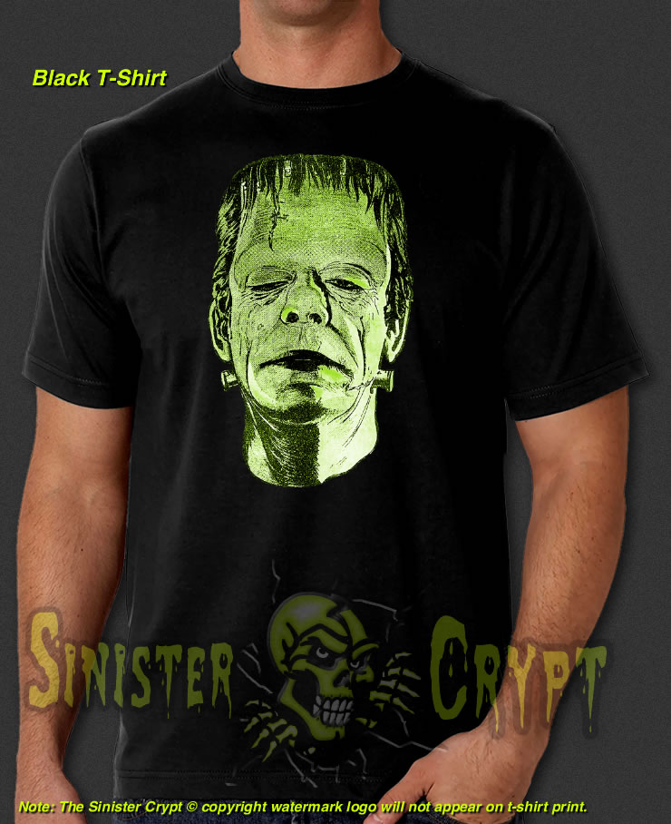 Glenn Strange Frankenstein Black t-shirt