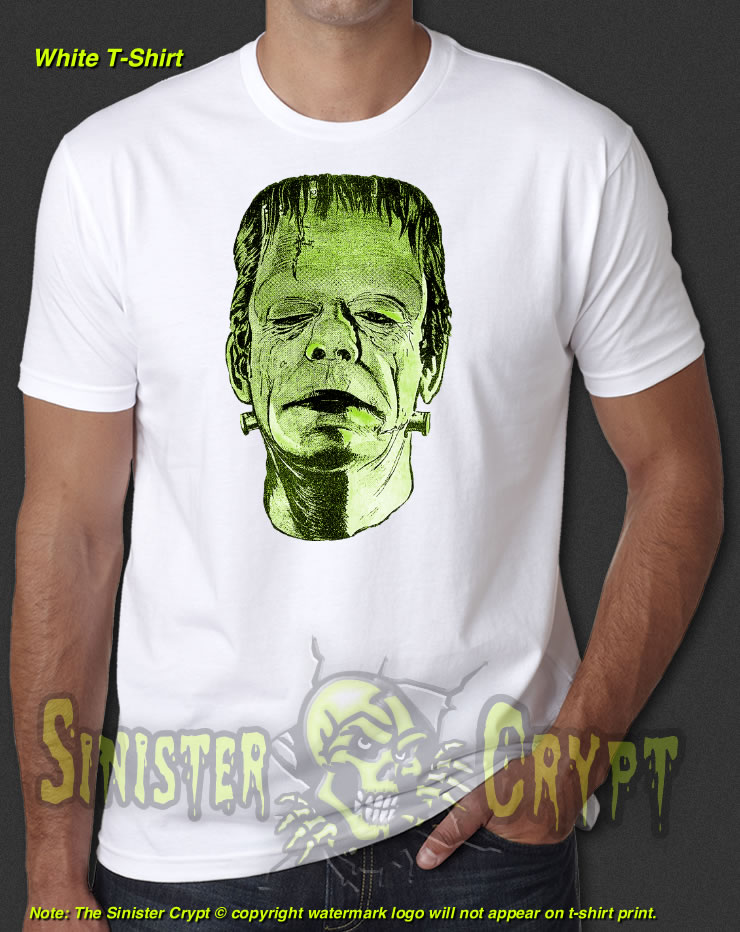 Glenn Strange Frankenstein White t-shirt
