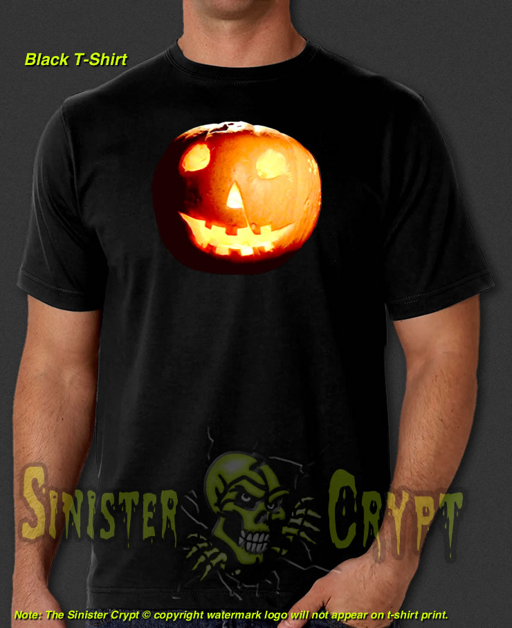 Halloween Pumpkin Credits Black t-shirt