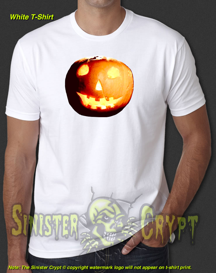 Halloween Pumpkin Credits White t-shirt