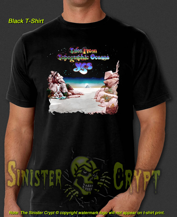 Yes - Tales from Topographic Oceans t-shirt Progressive Rock Band Retro S-6XL