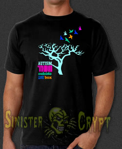 Autism Awareness Tree Design t-shirt S-6XL
