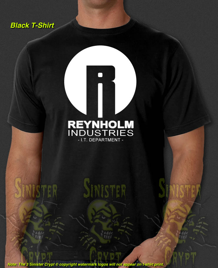 Reynholm Industries The I.T. IT Crowd Geek Roy, Moss, Jen New Black T-Shirt S-6XL