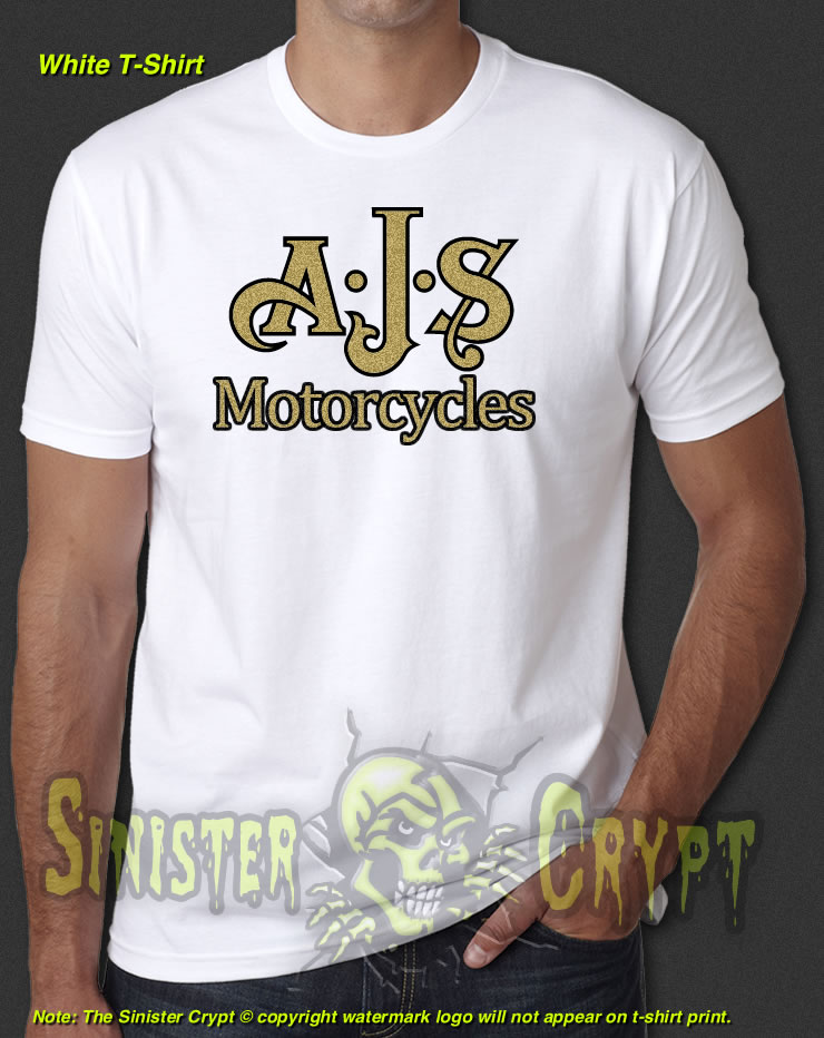 AJS Motorcycles White t-shirt