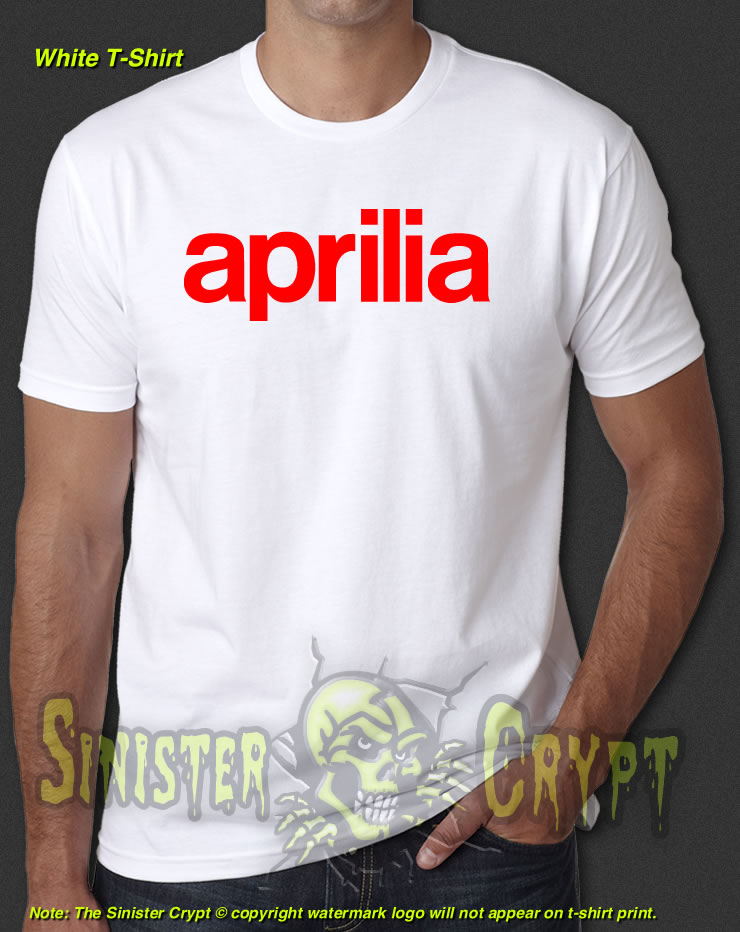 Aprilia motorcycle White t-shirt