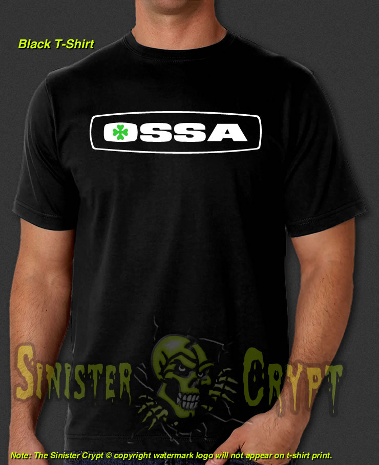 OSSA Motorcycle Black t-shirt