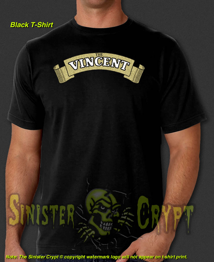The Vincent Motorcycle Black t-shirt