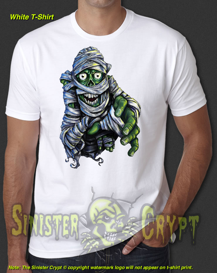 Mummy Halloween White t-shirt Horror Monster S-6XL