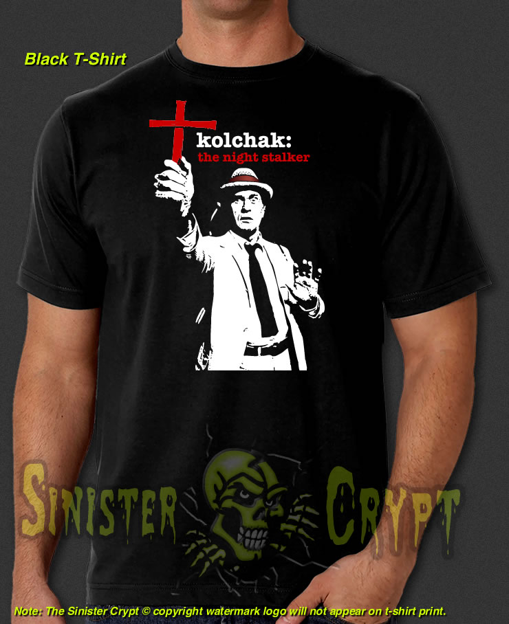 Kolchak: The Night Stalker Black t-shirt