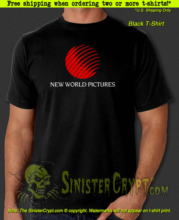 New World Pictures Black t-shirt
